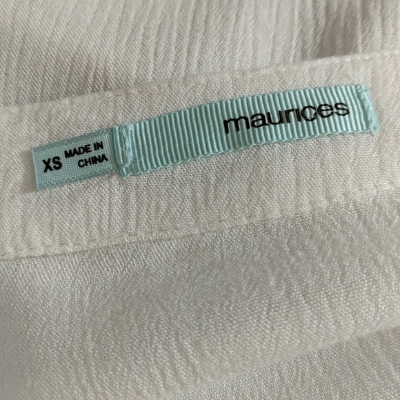 Maurices White Lace Romantic Blouse - Picture 5 of 5